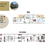 度假居 La Clef Decamp Hambye'ance Nature 28pers Finlandais Billard