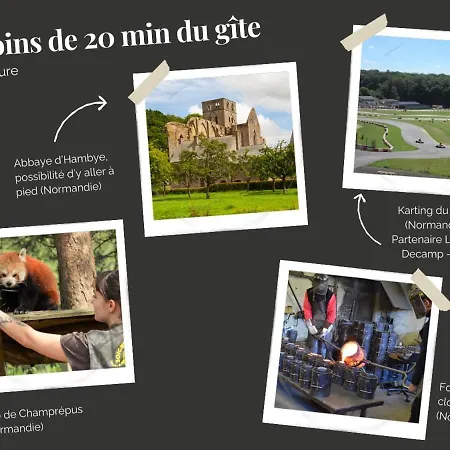 Prázdninový dům Hambye'ance Nature 28pers Finlandais Billard *