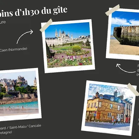 La Clef Decamp Hambye'ance Nature 28pers Finlandais Billard Tatil Evi Hambye