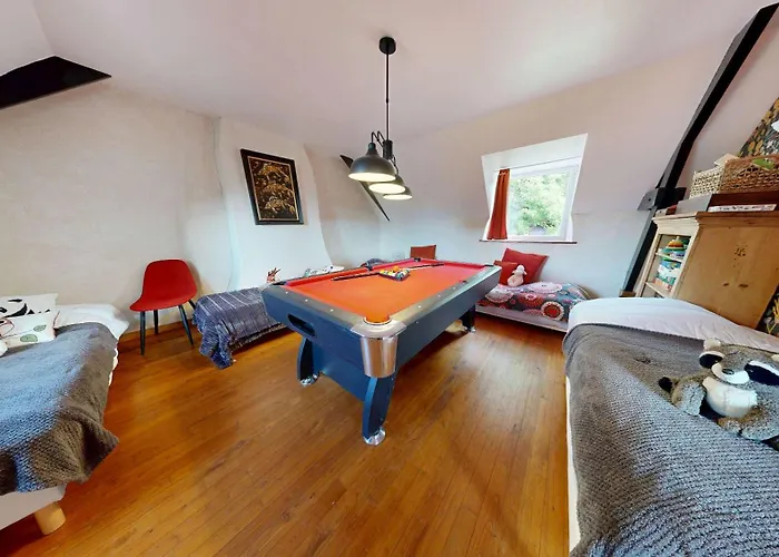 La Clef Decamp Hambye'ance Nature 28pers Finlandais Billard 別荘